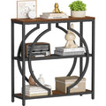 Snughome Entryway Table with 3 Tier Storage Shelves, Narrow Console Table